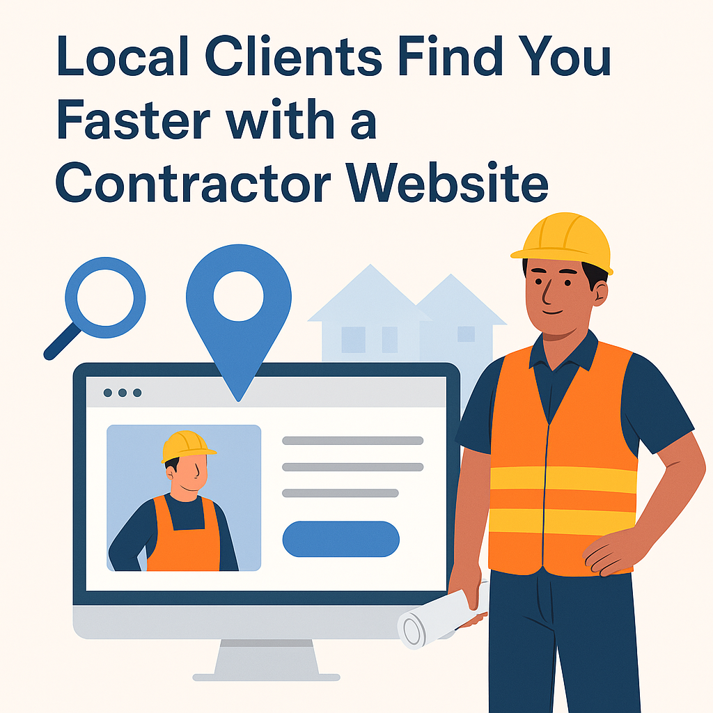 Local Clients Find You Faster with a Contractor Website